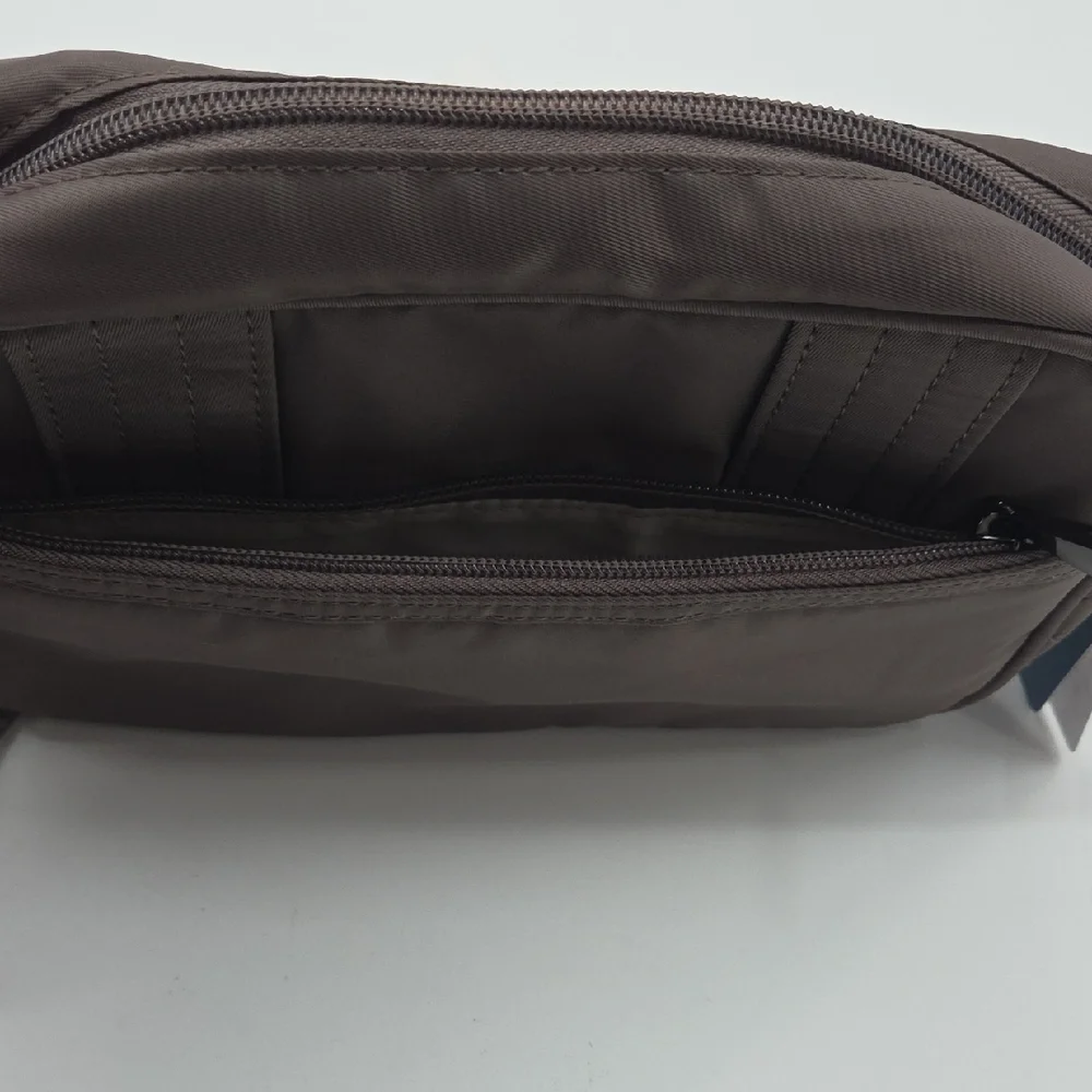 Lug Carousel Quilted Messenger Bag in Walnut NWT